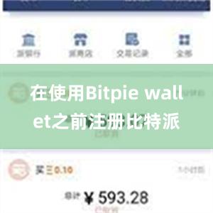 在使用Bitpie wallet之前注册比特派